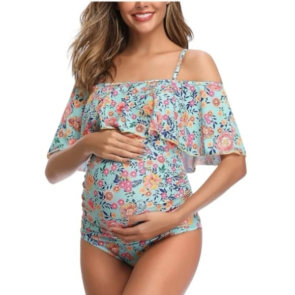 NWT Maternity Swimwear Womens Bikinis Tankini Summer Swimsuits - Picture 1 of 5